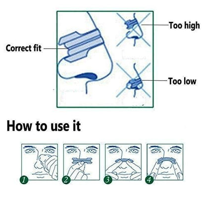Breathing Comfort Nasal Strips for Night Use (Pack of 6/10/20) (Pack of 6/10/20)