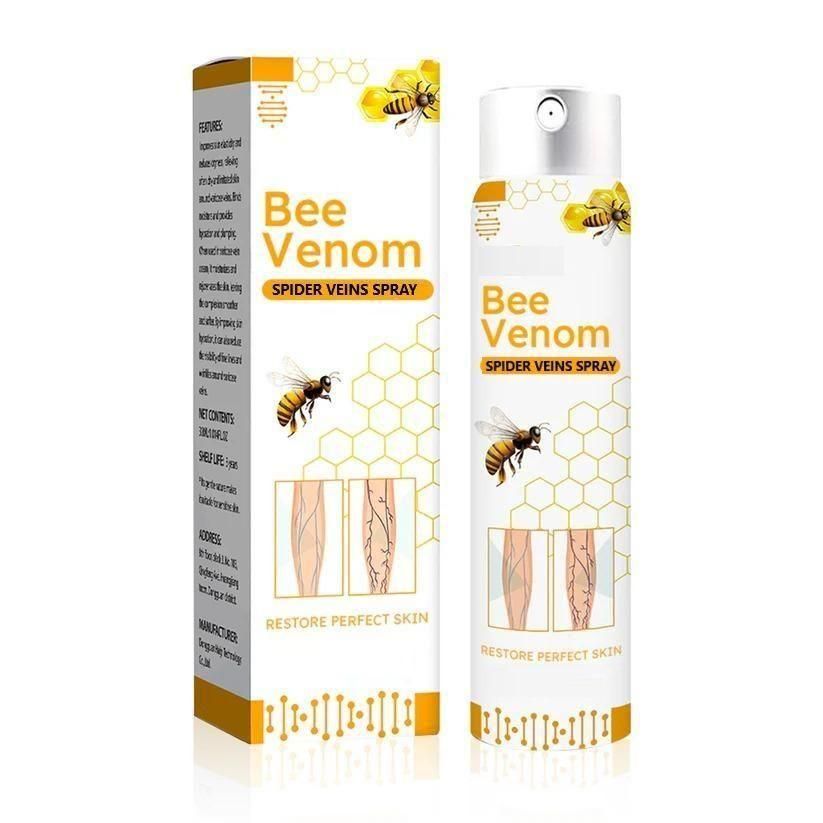 Bee Venom Spider Veins Spray (Pack of 2) – Bee Venom & Vitamin K Based Skin Comfort Formula