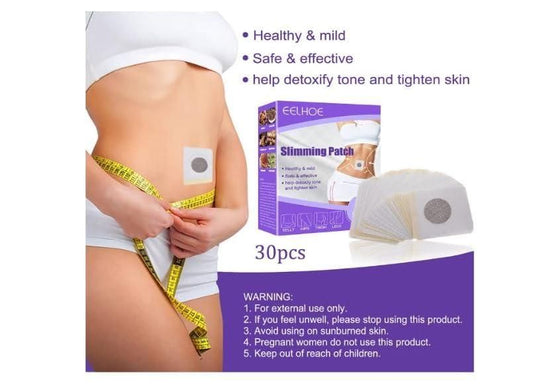 Slimming Body Patches – Belly Button Stickers for Weight Management Support (Pack of 30)