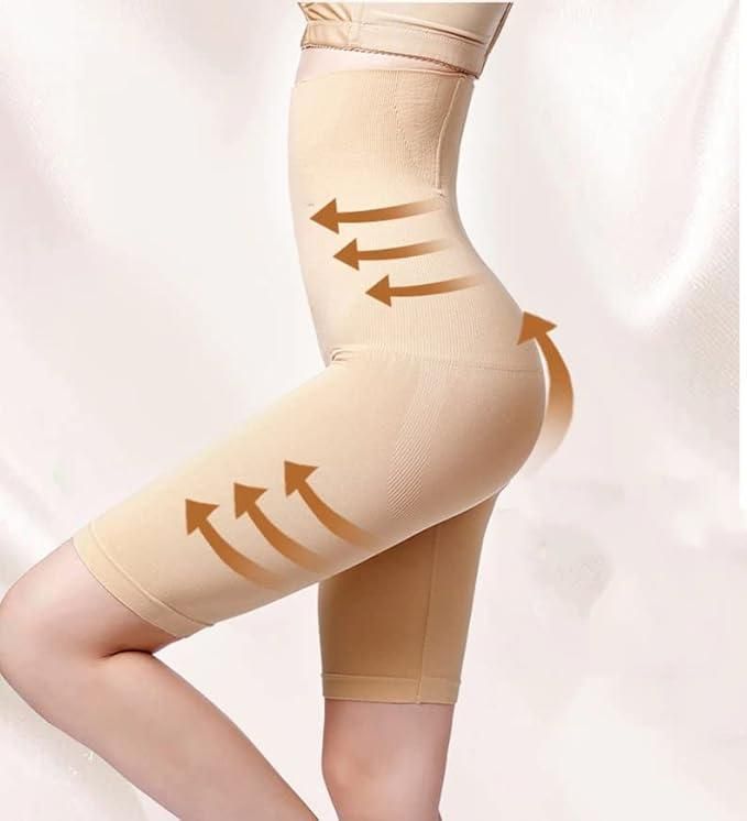 4-in-1 Body Shaper for Women – Slim Tummy, Back, Thighs & Hips | Seamless Tummy Tucker Shapewear – Black