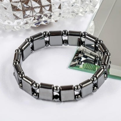 BD Magnetic Sugar Control Bracelet – Unisex Stylish Black Stone Therapy Bracelet