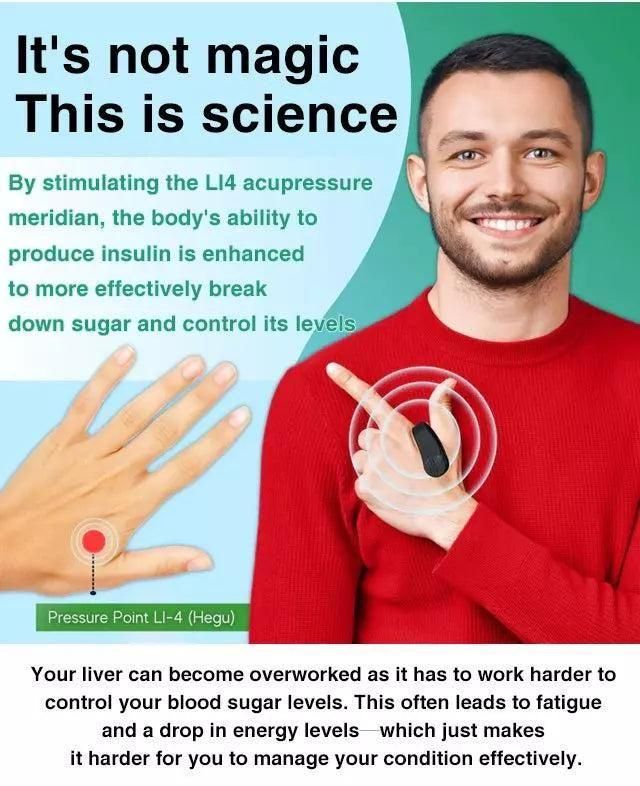 Sugar Control LI4 Acupressure Point Clip (Pack of 2)