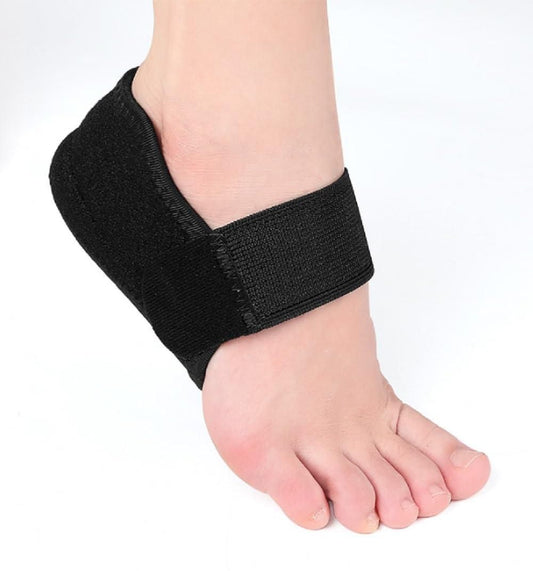 Height Increasing Heel Cushion Insole with Locking Straps – Comfortable Lift Support (1 Pair, Free Size)