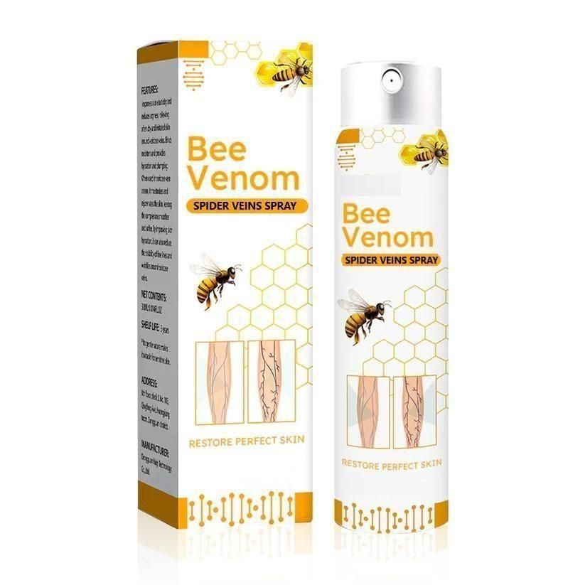 Bee Venom Spider Veins Spray (Pack of 2) – Bee Venom & Vitamin K Based Skin Comfort Formula