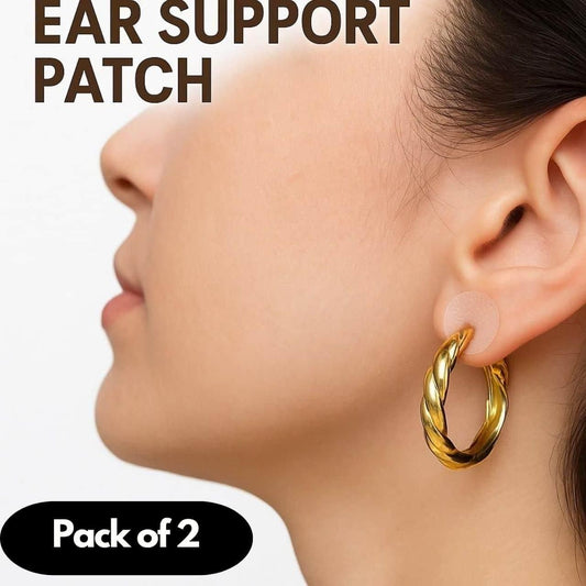 200 Pcs Premium Ear Lobe Support Stickers for Heavy Earrings (Pack of 2)