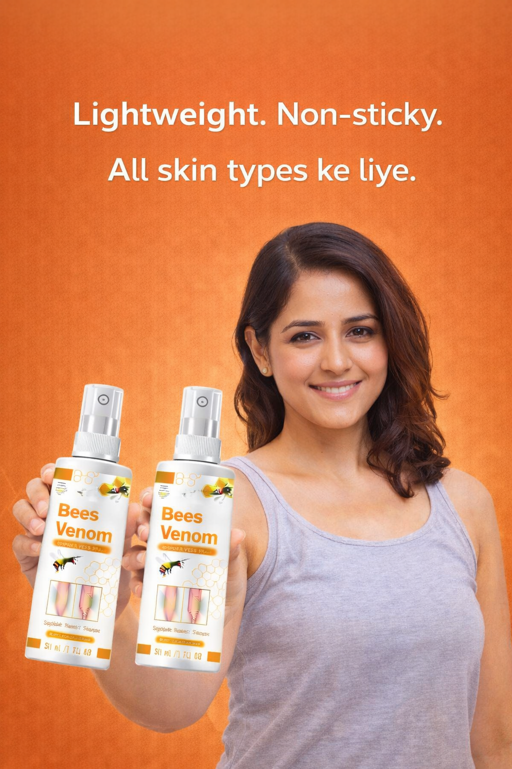 Bee Venom Spider Veins Spray (Pack of 2) – Bee Venom & Vitamin K Based Skin Comfort Formula