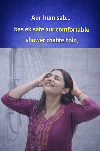 Silicone Bathroom Foot Scrubber Mat – Anti-Slip Shower Massager & Cleaner