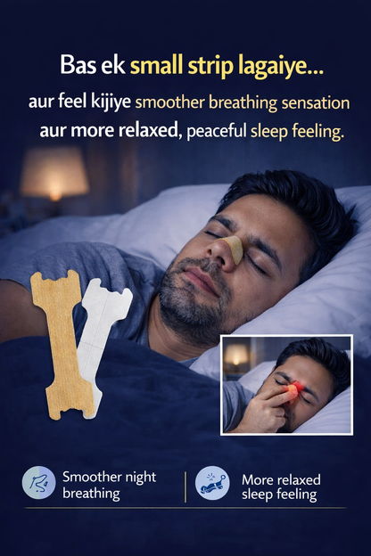 Breathing Comfort Nasal Strips for Night Use (Pack of 6/10/20) (Pack of 6/10/20)