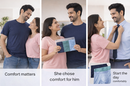 Men’s Ice Silk Breathable Boxer Briefs – Pack of 3 (Regular Fit | Soft & Stretchable)