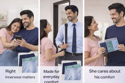 Men’s Ice Silk Breathable Boxer Briefs – Pack of 3 (Regular Fit | Soft & Stretchable)