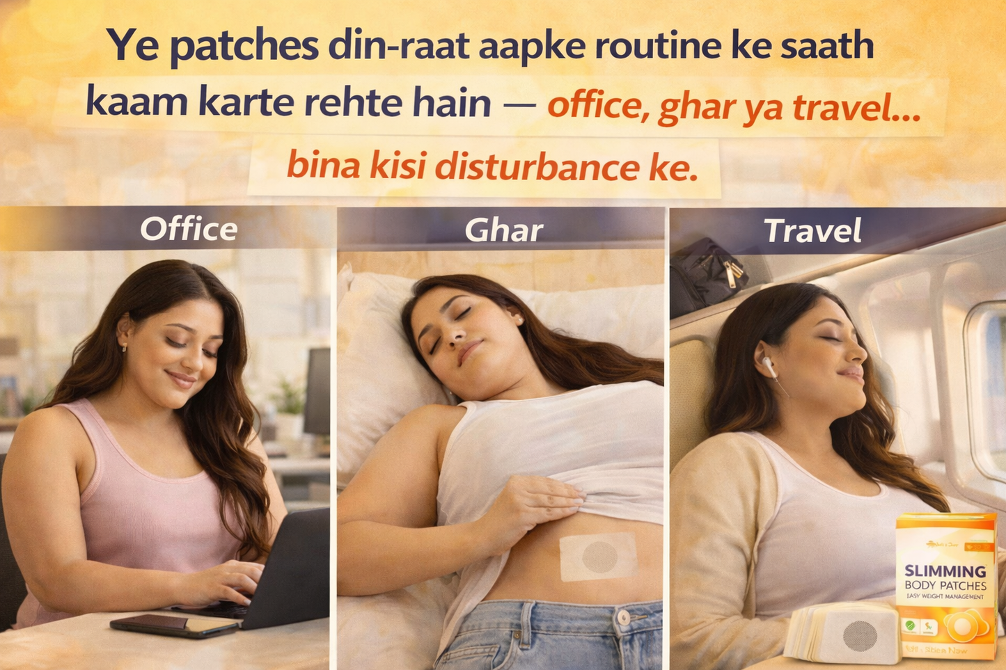 Slimming Body Patches – Belly Button Stickers for Weight Management Support (Pack of 30)