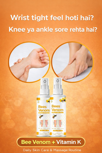 Bee Venom Spider Veins Spray (Pack of 2) – Bee Venom & Vitamin K Based Skin Comfort Formula