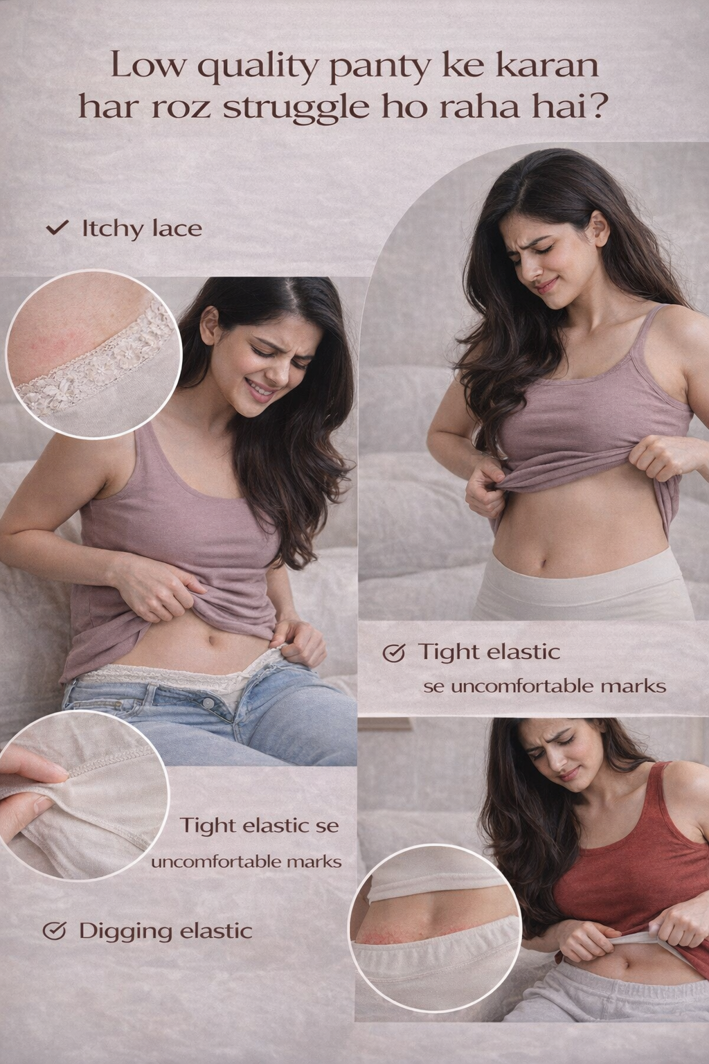 Women’s Satin Ice Silk Seamless Panties – Ultra-Soft Breathable Comfort Briefs | Pack of 1 (Assorted Colors)