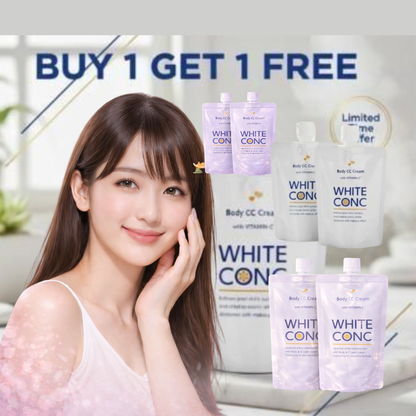 Body CC Cream with Vitamin C – Japanese Whitening Cream for Face & Body (100g Each, Pack of 2)