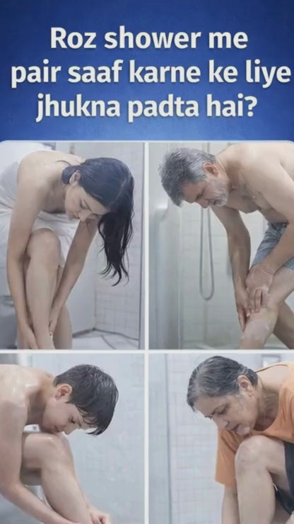 Silicone Bathroom Foot Scrubber Mat – Anti-Slip Shower Massager & Cleaner