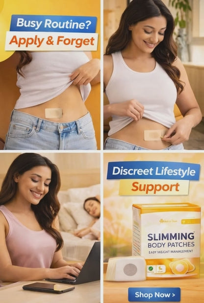 Slimming Body Patches – Belly Button Stickers for Weight Management Support (Pack of 30)