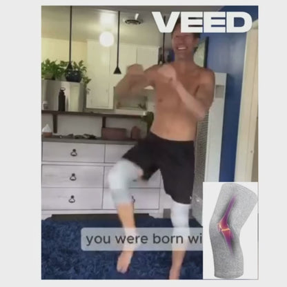 Unisex Bamboo Charcoal Elastic Warm Knee Sleeves – Knee Support & Compression (Pack of 2)